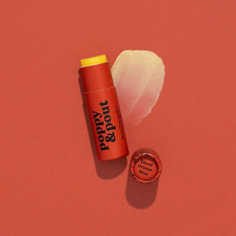 Poppy & Pout Blood Orange Mint Lip Balm